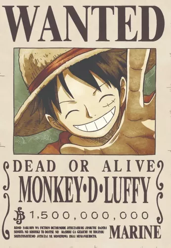 Quadro One Piece Wanted