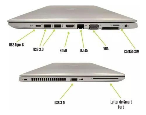 Notebook Hp 640 G4 Core I5 8° Ger 8gb Ssd 512gb Nvme Vitrine (Usado)