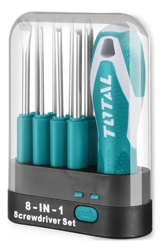 comprar Set Juego Destornilladores Punta Intercambiable 9 Pzs Total