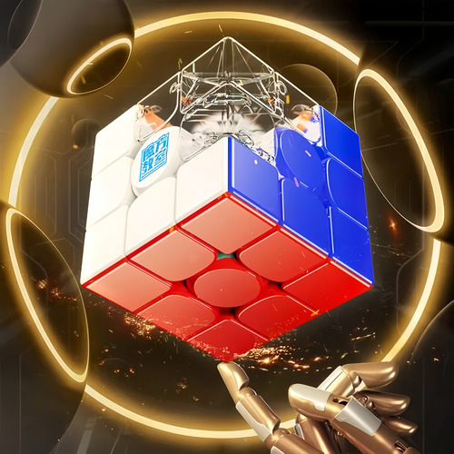 Moyu Rs3m V5 Cubo Mágico 3x3 Magnético Ajuste Dual Juguetes
