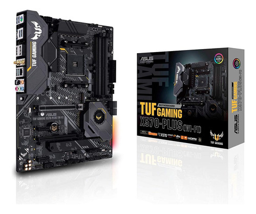 Asus Am4 Tuf Gaming X570-plus (wi-fi) Atx Motherboard Wit...