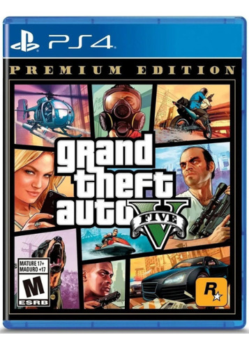 Grand Theft Auto V Premium Edition Ps4 - Juego Físico