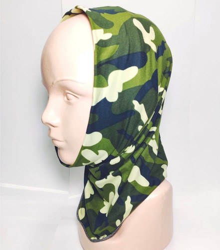 Imagen 4 de 6 de Bandana Mascara Bufanda Motociclista Tactico Green Woodland