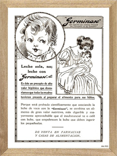 Medicinales Germinase , Cuadro, Poster, Publicidad      P656