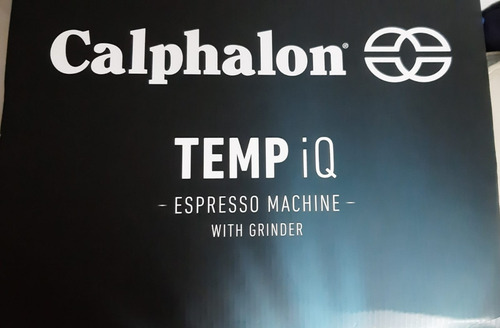 Cafetera Calphalon Temp Iq Máquina De Espresso Con Molinillo