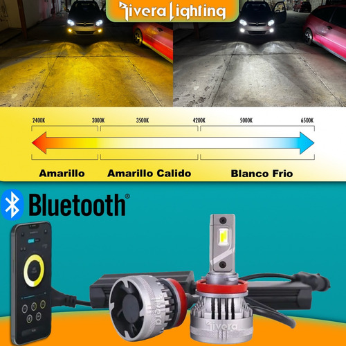 Vst Bluetooth Dual Color Led H11 Niebla Infiniti M35 2009