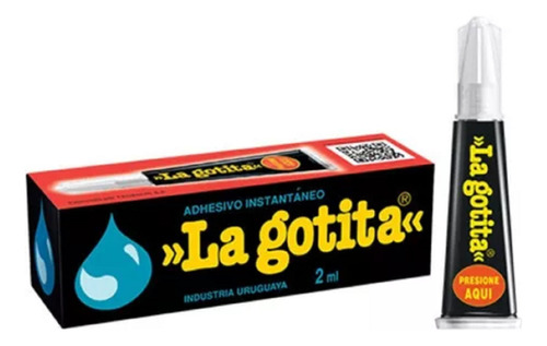 Pegamento Adhesivo Instantáneo La Gotita Secado Rapido 2ml 