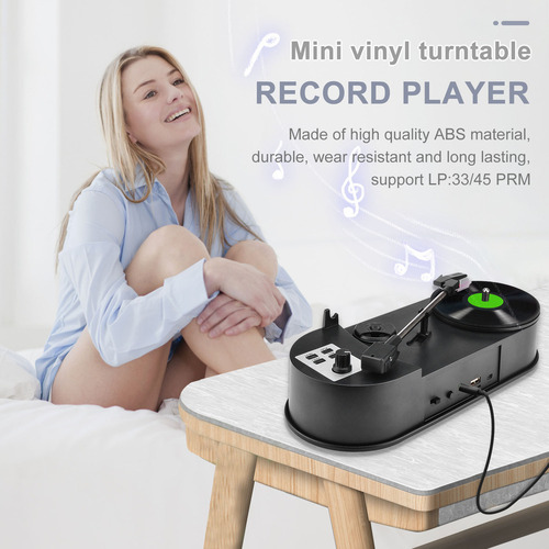 Conversor De Vinil Para Mp3 Com Slot Para Cartão Micro S