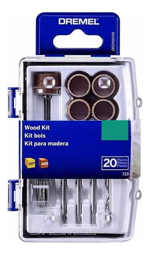 Kit De Accesorios Minitorno Dremel Para Madera - 20 Piezas