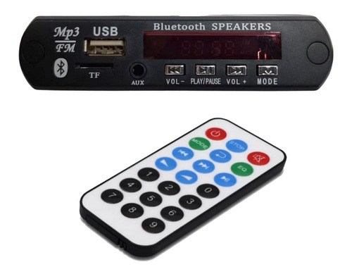 Placa P/ Amplificador - Modulo Usb Mp3 Bluetooth Muda Pasta