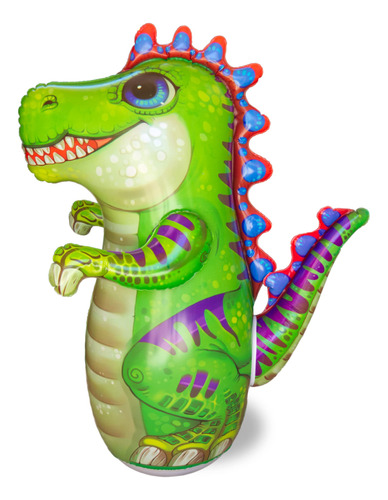 Saco De Boxeo Inflable T-rex Dinosaurio Para Ninos | Juguete