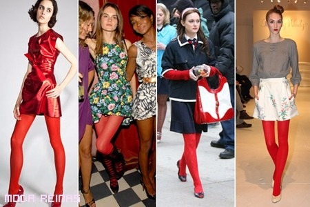 Imagen 6 de 8 de Pantimedias De Colores Gruesas Opacas Moda Japonesa Fashio*n