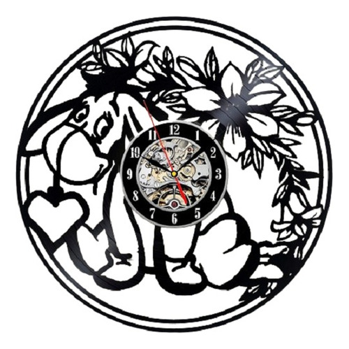 Reloj Corte Laser 2456 Winnie Pooh Igor Eeyore