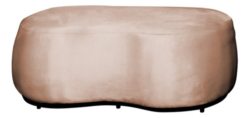 Puff Decorativo Beatriz Orgânico Crm Suede Verde Cor Veludo Rosa