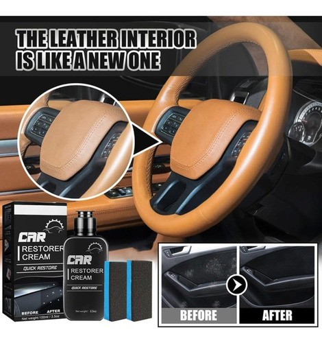 Creme Restaurador De Carros, Limpador De Interiores