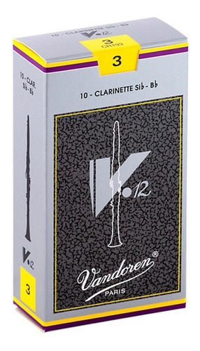 Vandoren V12 Cañas Clarinete Sib - Caja/10