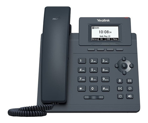 Telefone IP Yealink SIP-T30p T&T Poe de 1 linha