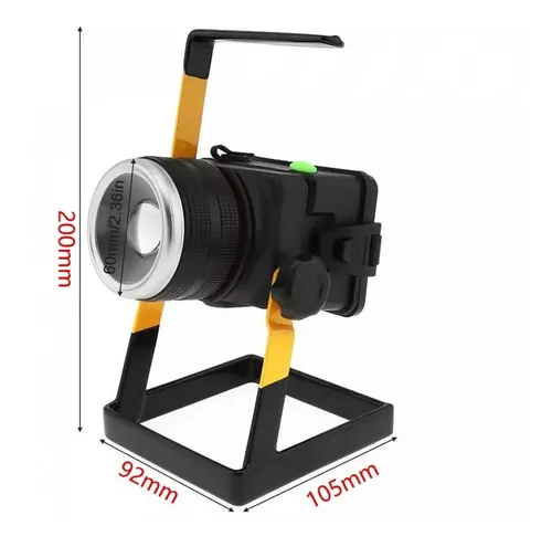 Foco Led Emergencia Recargable Multiuso Exterior Portable