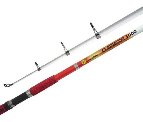 Imagen 2 de 4 de Combo Surfish Caña Gladiator 3.5m + Reel Spin 6000 Mar Costa