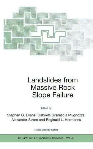 Landslides From Massive Rock Slope Failure, De Stephen G. Evans. Nato Science Series, Vol. 49. Editorial Springer Verlag New York Inc, Tapa Dura En Inglés