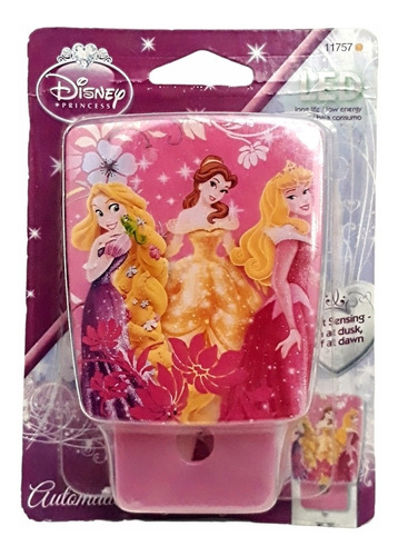 Mini Luz Led Nocturna Para Niñas Princesas Disney 