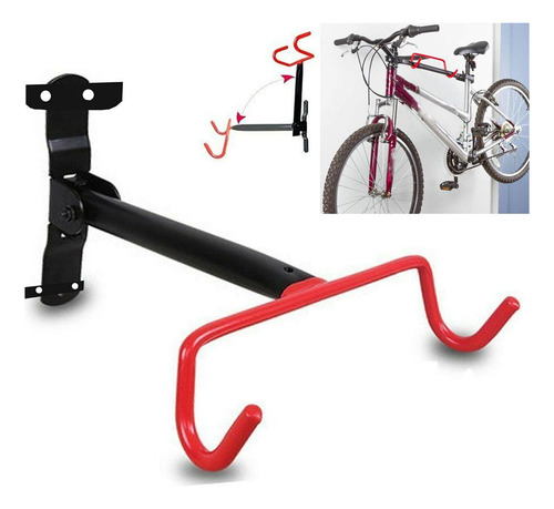 A Soporte Plegable Para Montaje En Pared De Bicicleta Gancho