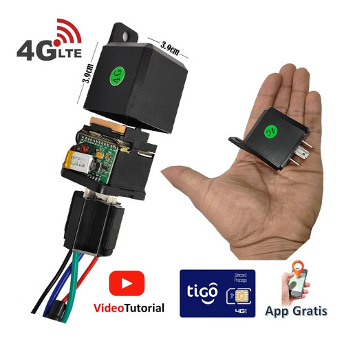 Mini Gps Tracker Moto, Carro. Apaga Motor + Simcard + App