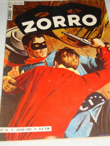 Zorro 41 De 1957 Ebal Raro Faroeste Quase Banca Frete Grátis