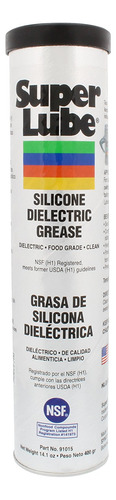 Super Lube - Grasa Dieléctrica De Silicona, 400 G, Color