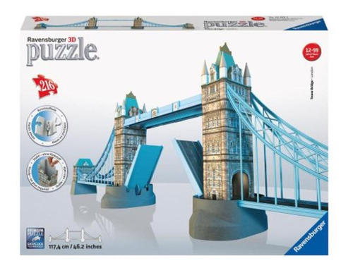 Rompecabezas 3d Tower Bridge London 216pzs Ravensburger 