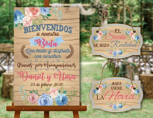 Pack Carteles boda Historia