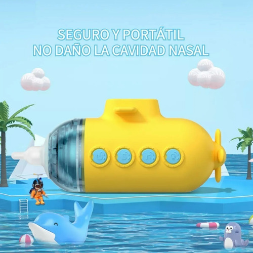 Aspirador Nasal Eléctrico Para Bebés Submarino Bebe Amarillo