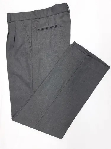 Pantalon De Sarga Gris Escolar, Colegial. Talle 4 Al 16