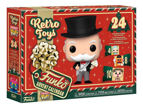 Calendario De Adviento Retro Toys 24 Días Navidad Funko