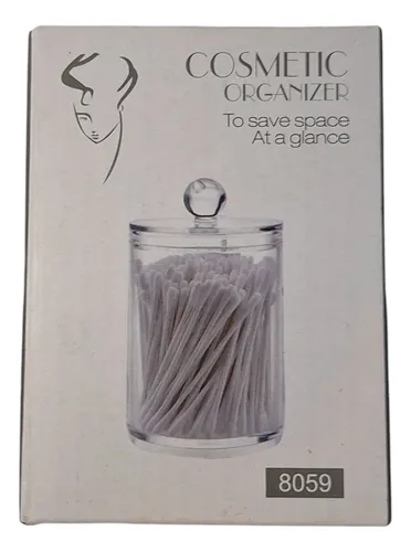 Organizador Cotonitos Pétalos De Algodón Acrílico Premium