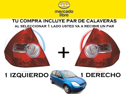 Par Calaveras Fiesta Firts 05 2006 2007 2008 2009 2010 Sedan