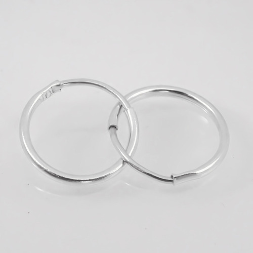 Amor Eterno Arracada 1.1mm pack 2 aretes de oro