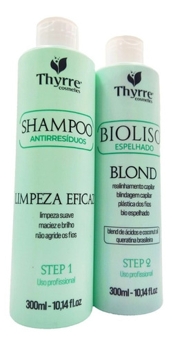 Kit Progressiva Sem Formol Thyrre Cosmetics Bio Liso 300ml