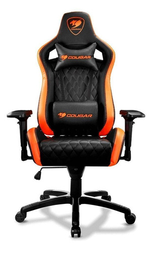 Silla Gamer Cougar Armor S Class 4 Full Steel Black/orange