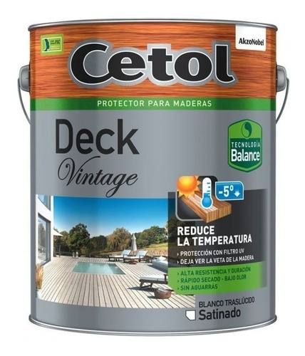 Cetol Deck Vintage 4l Protector D Pisos