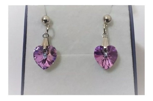 Imagem 3 de 4 de Par De Brinco Cristal Swarovski Vitrail Light Em Ródio