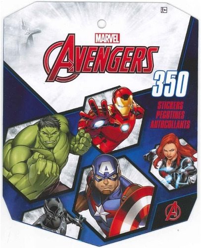 Avengers Marvel - Libro De Pegatinas Para Niños, Diseño De H
