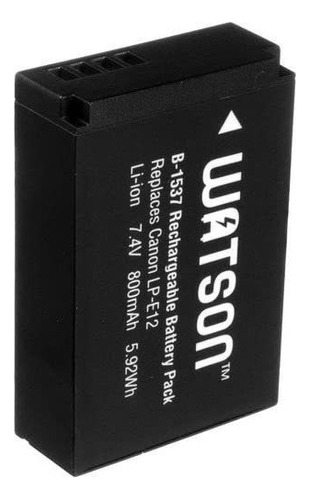 Watson Lp-e12 Bateria De Iones De Litio Pack 7 4 V 800