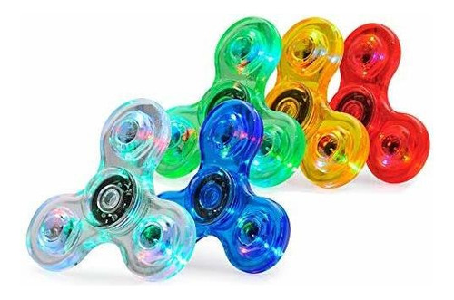 Fidget Spinner 5 Unidades Led Light Up Fidget Spinner F...