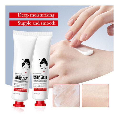 Crema De Manos Con Ácido Kójico De Sadoer, (3 Unidades)