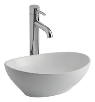 Comprar Bacha De Apoyar Ferrum Tori Cuenco L60kf Lavatorio Loza P Color Blanco