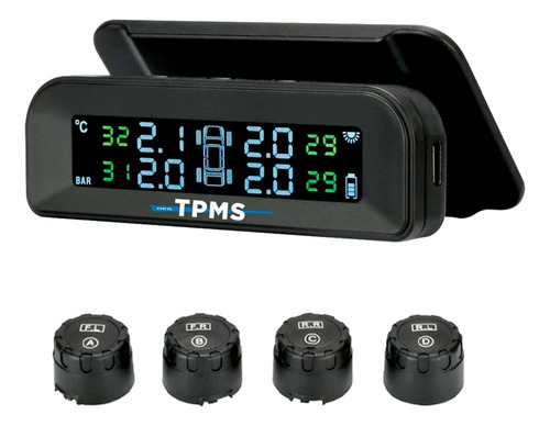 Tpms Monitor Presión Neumáticos Apto Fiat , Ford Y Toyota