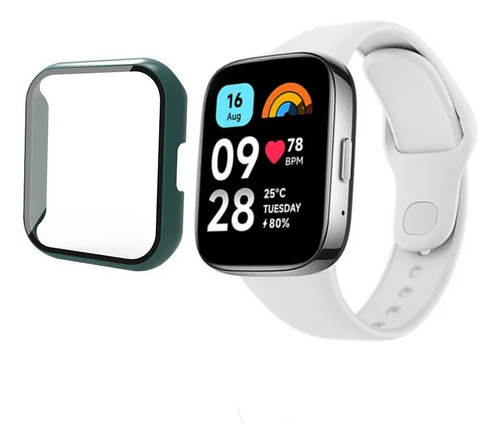 Carcasa Con Vidrio Templado Para Xiaomi Redmi Watch 3 Active