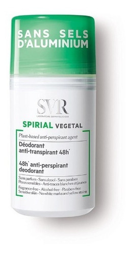 Svr Spirial Desodorante Antitranspiran Vegetal Roll On 50 Ml