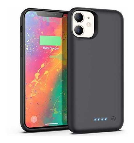 Estuche Bateria Para iPhone 11 6800 Mah Color Negro